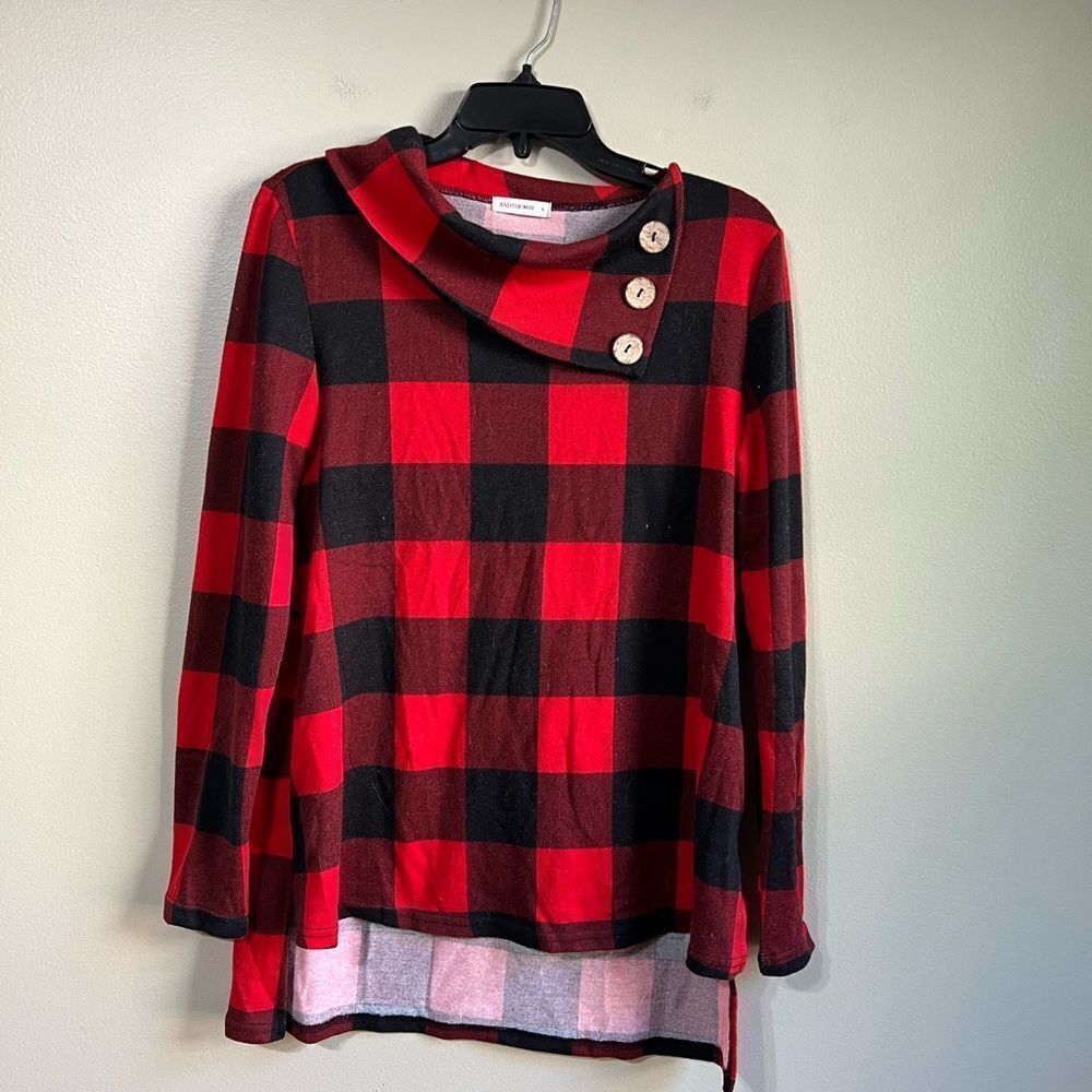 Boutique andthewhy medium plaid blouse